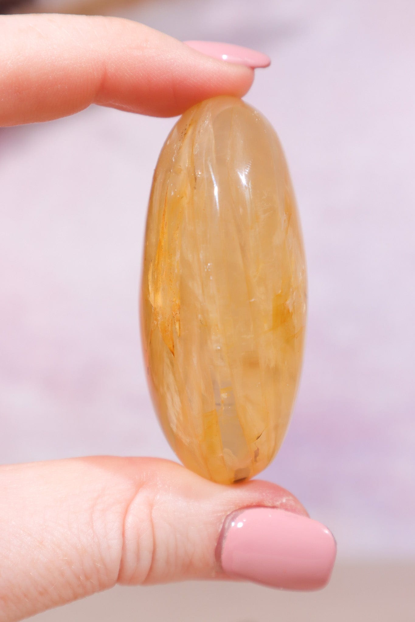 Golden Healer Quartz Palmstone 5.5cm Worry stones Tali & Loz Crystals