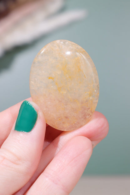 Golden Healer Quartz Worry Stones Worry stones Tali & Loz