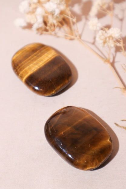 Golden Tigers Eye Palmstone 4cm #2 Palm Stones Tali & Loz