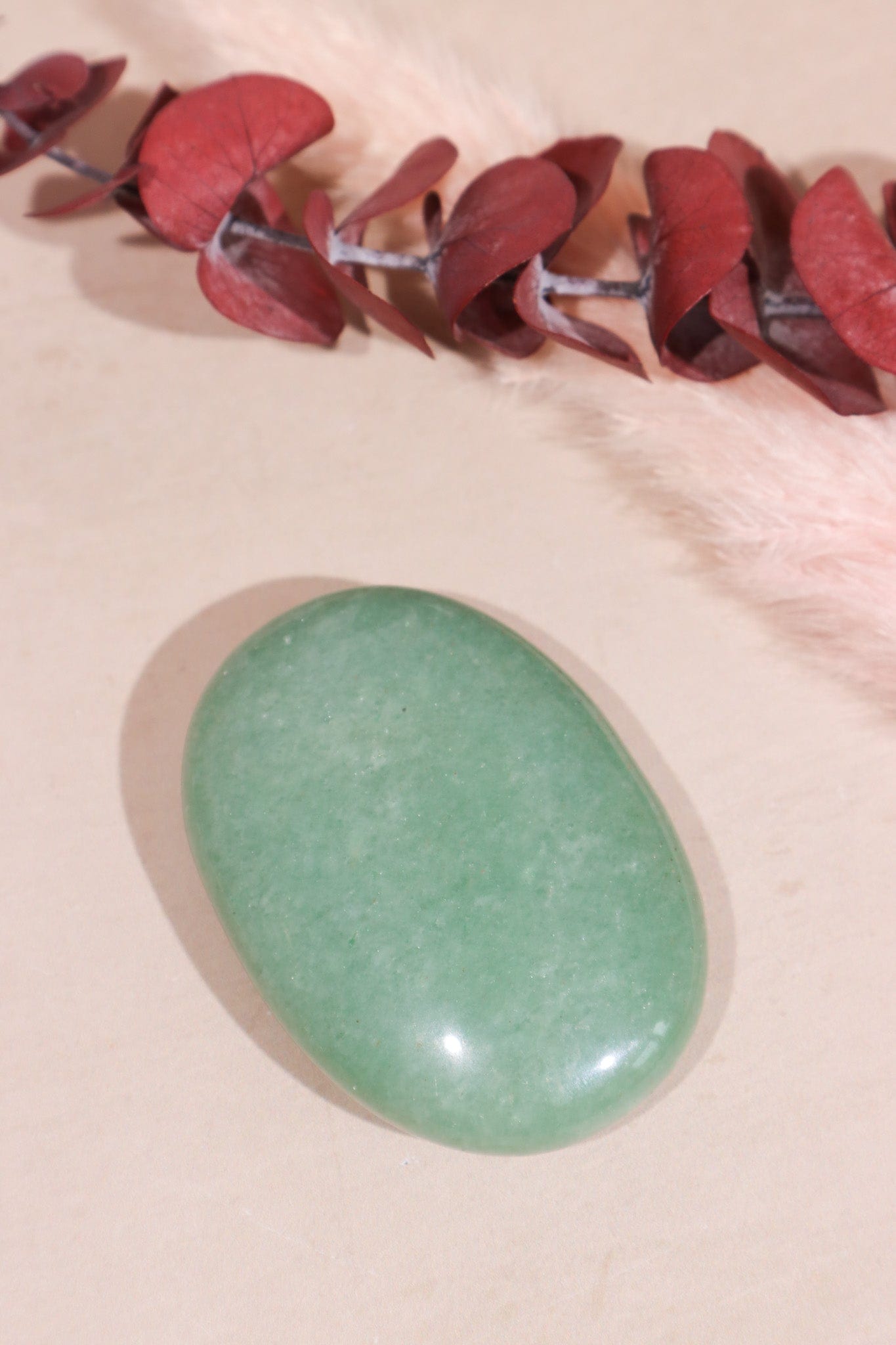Green Aventurine Palmstone 7cm Worry Stones Tali & Loz