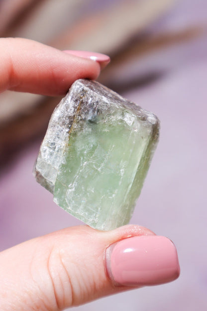 Green Calcite Rough Rough Crystals Tali & Loz