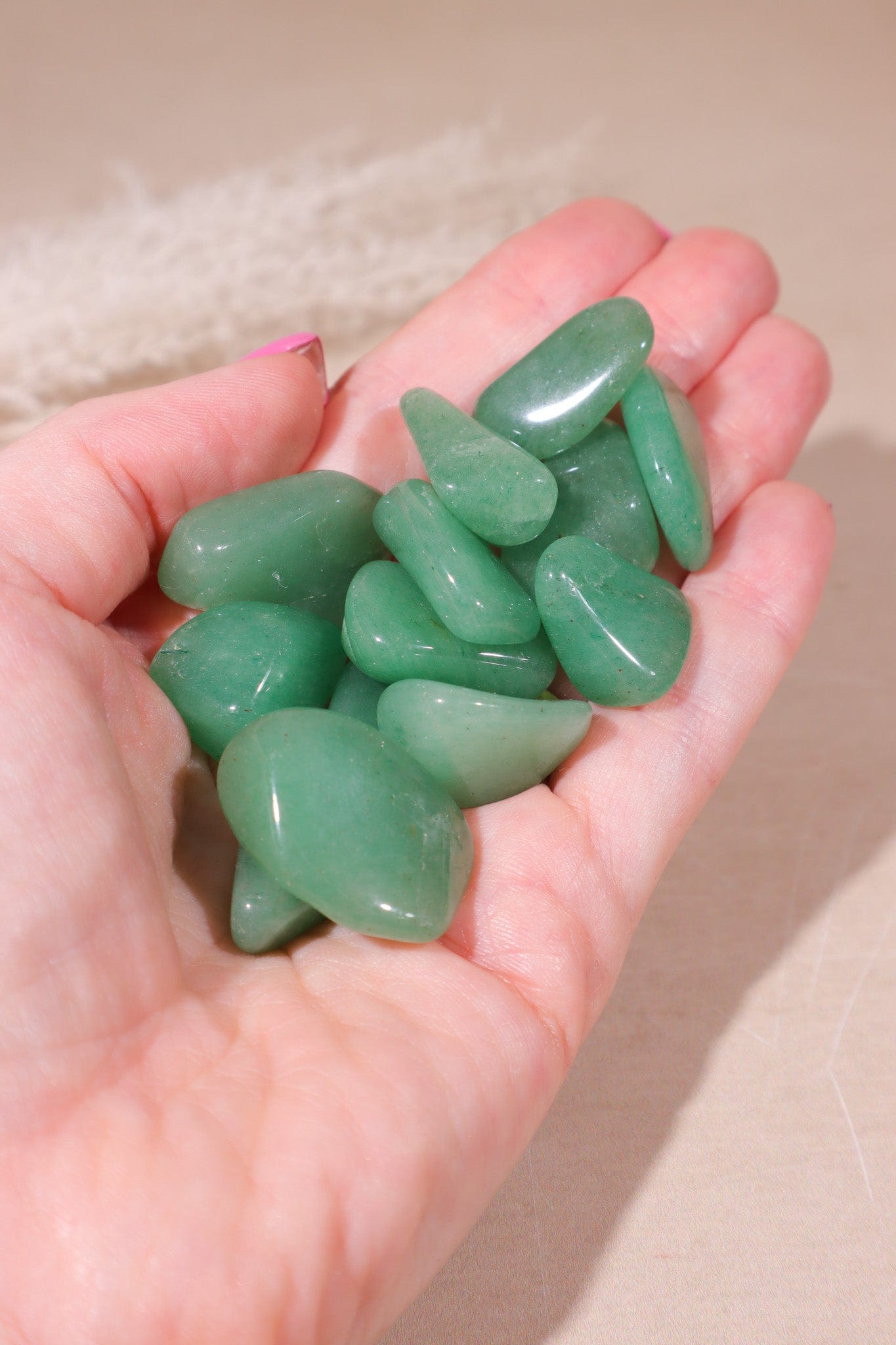 Green Quartz Tumblestones 20-30mm Tumblestones Tali & Loz Crystals