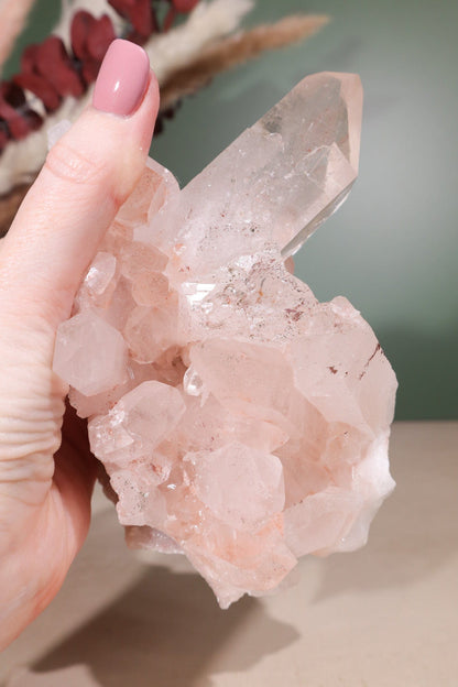 Himalayan Samadhi Quartz Cluster 0.9kg Clusters Tali & Loz Crystals