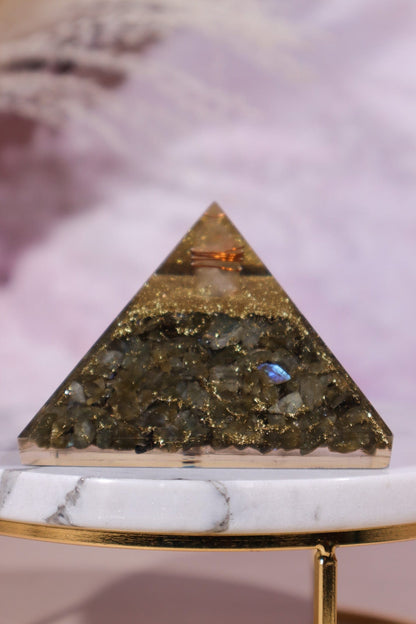 Labradorite Orgone Pyramids 6.5cm Pyramids Tali & Loz Crystals