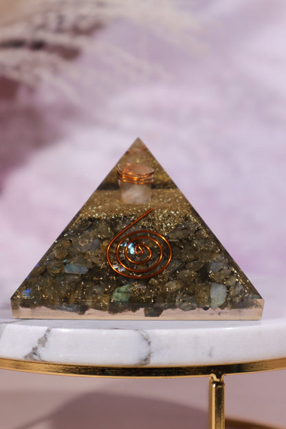 Labradorite Orgone Pyramids 6.5cm Pyramids Tali & Loz Crystals