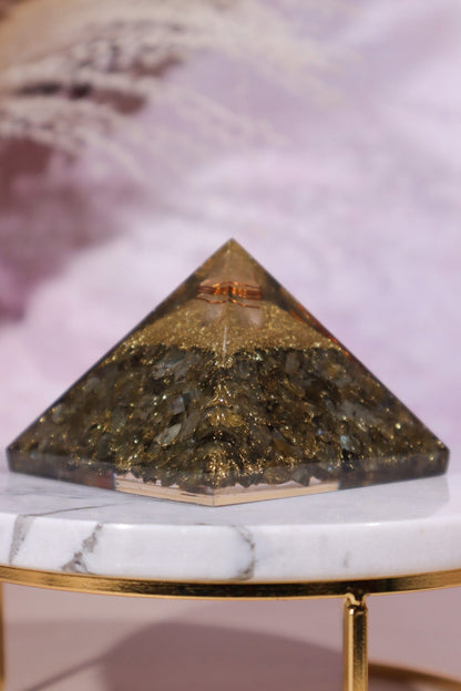 Labradorite Orgone Pyramids 6.5cm Pyramids Tali & Loz Crystals