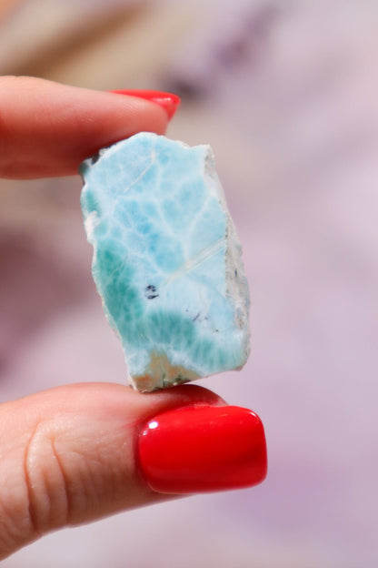 Larimar Freeform Slice 11.43gr Rocks & Fossils Tali & Loz Crystals