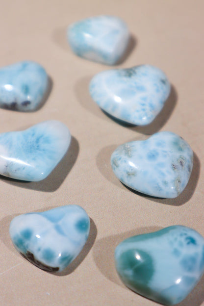 Larimar Heart 3.91gr Rocks & Fossils Tali & Loz Crystals