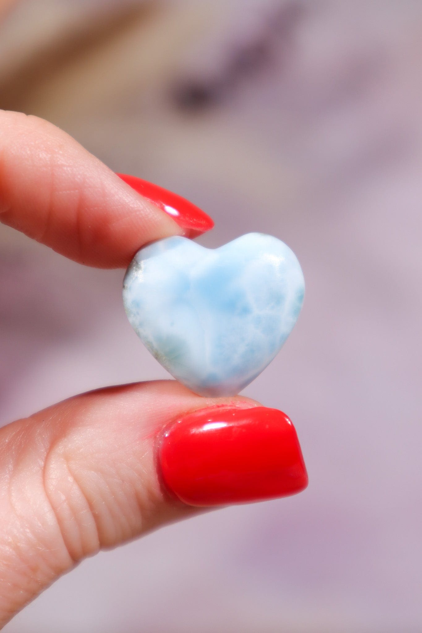 Larimar Heart 4.75gr Rocks & Fossils Tali & Loz Crystals