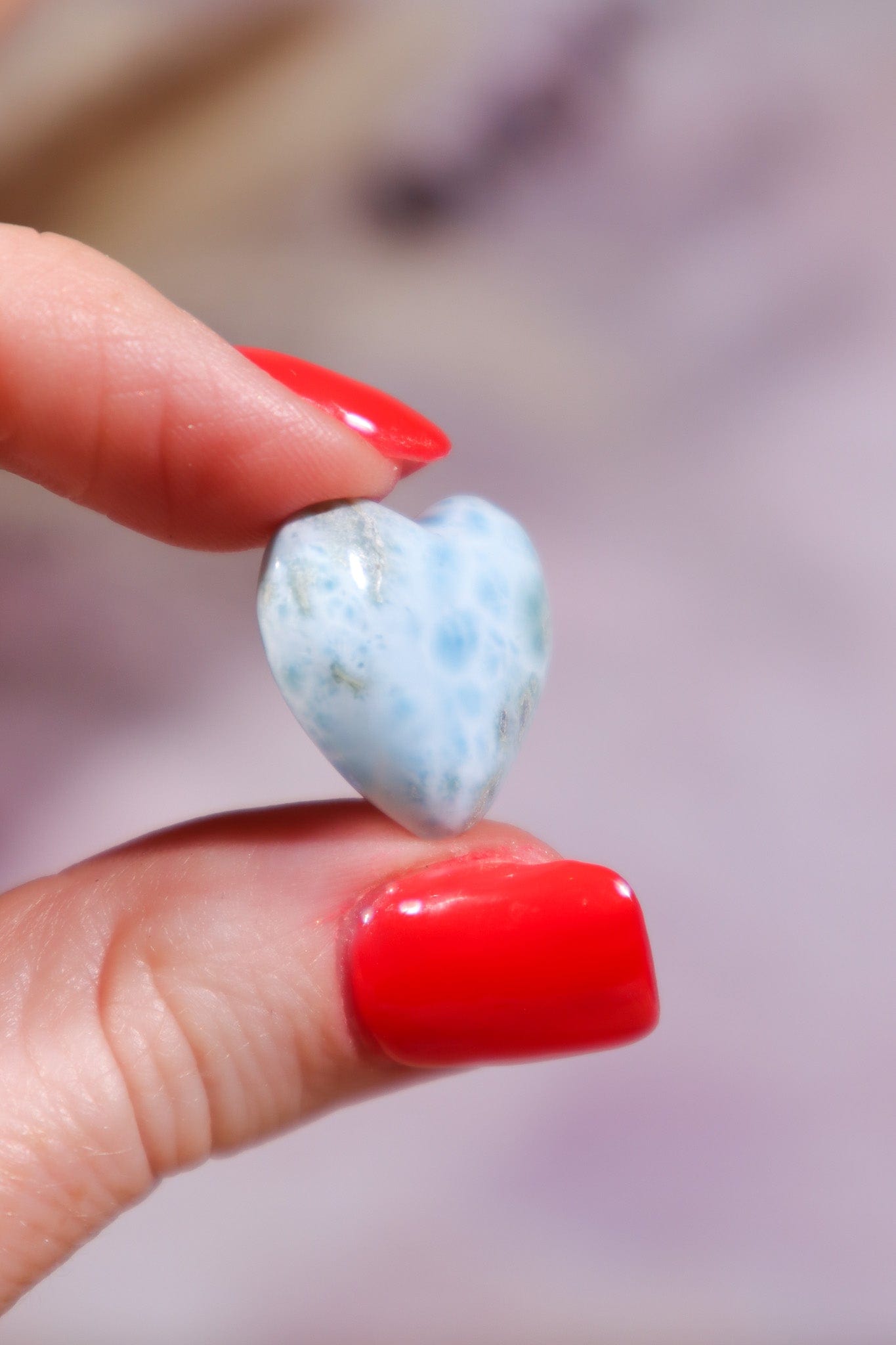 Larimar Heart 4.75gr Rocks & Fossils Tali & Loz Crystals