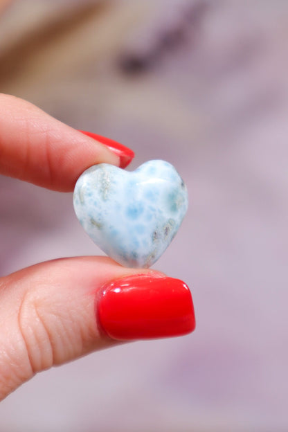 Larimar Heart 4.75gr Rocks & Fossils Tali & Loz Crystals