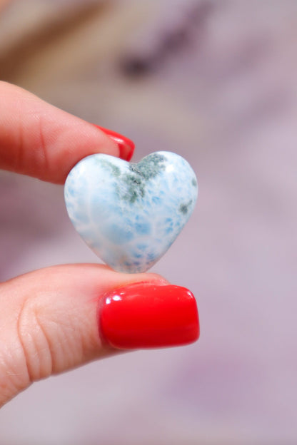 Larimar Heart 5.90gr Rocks & Fossils Tali & Loz Crystals