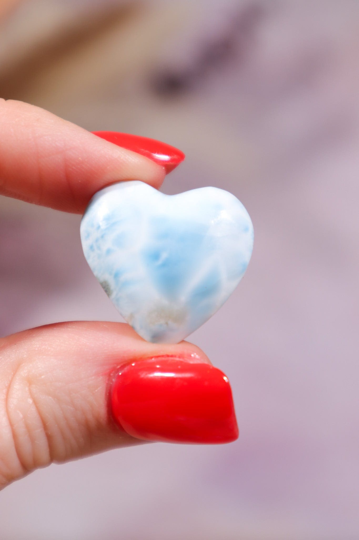 Larimar Heart 5.90gr Rocks & Fossils Tali & Loz Crystals