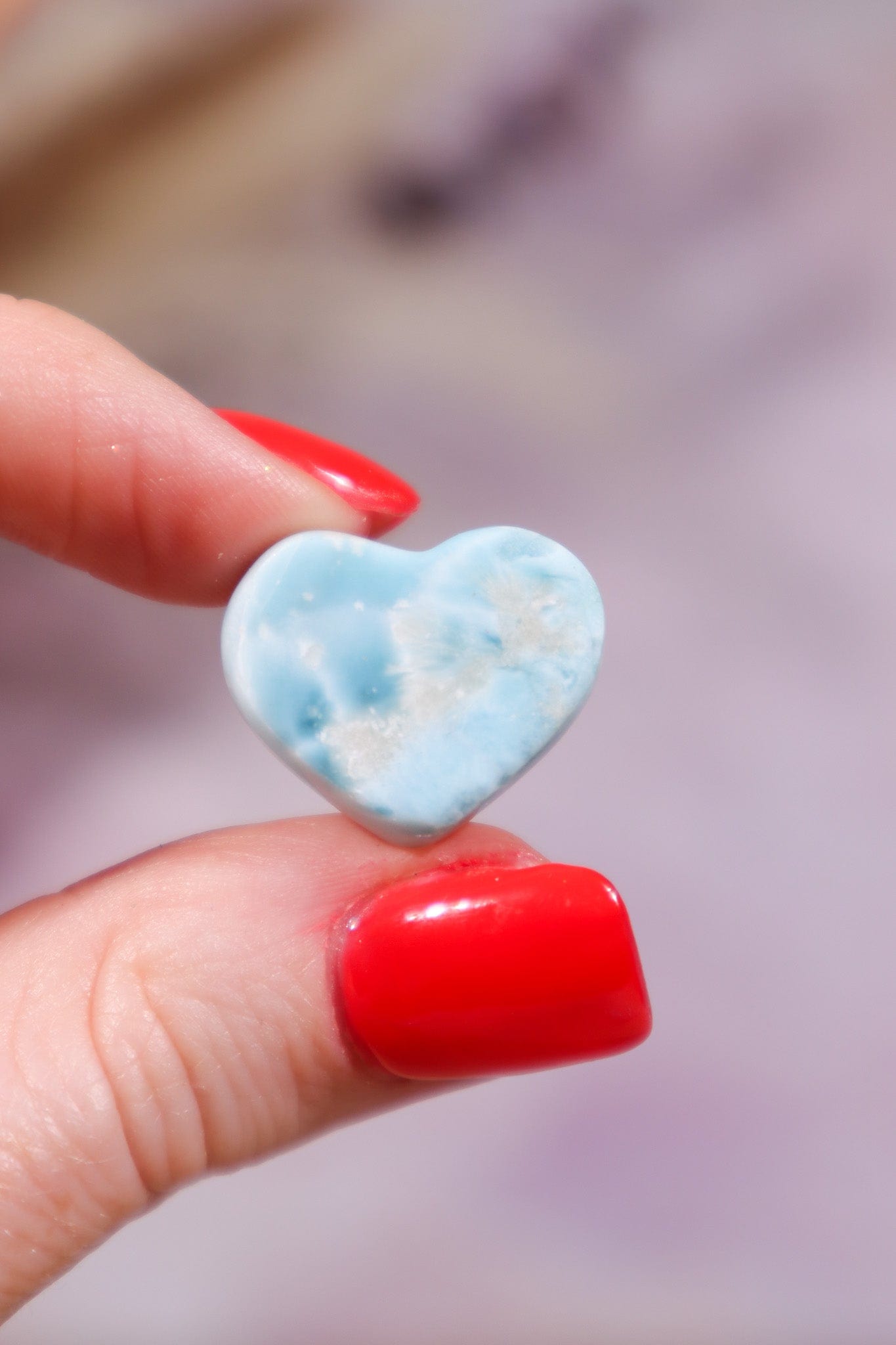 Larimar Heart 5.9gr Rocks & Fossils Tali & Loz Crystals