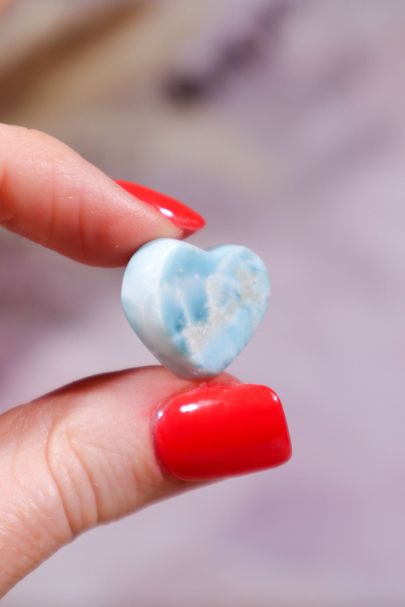 Larimar Heart 5.9gr Rocks & Fossils Tali & Loz Crystals