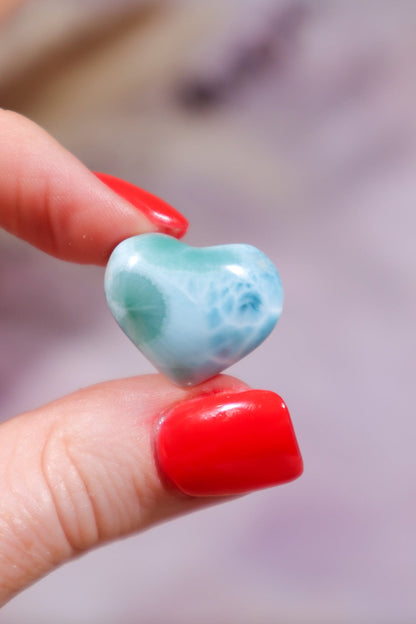 Larimar Heart 5.9gr Rocks & Fossils Tali & Loz Crystals