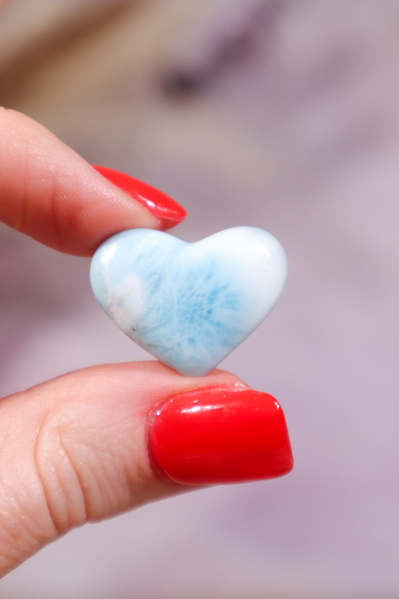 Larimar Heart 5gr Rocks & Fossils Tali & Loz Crystals