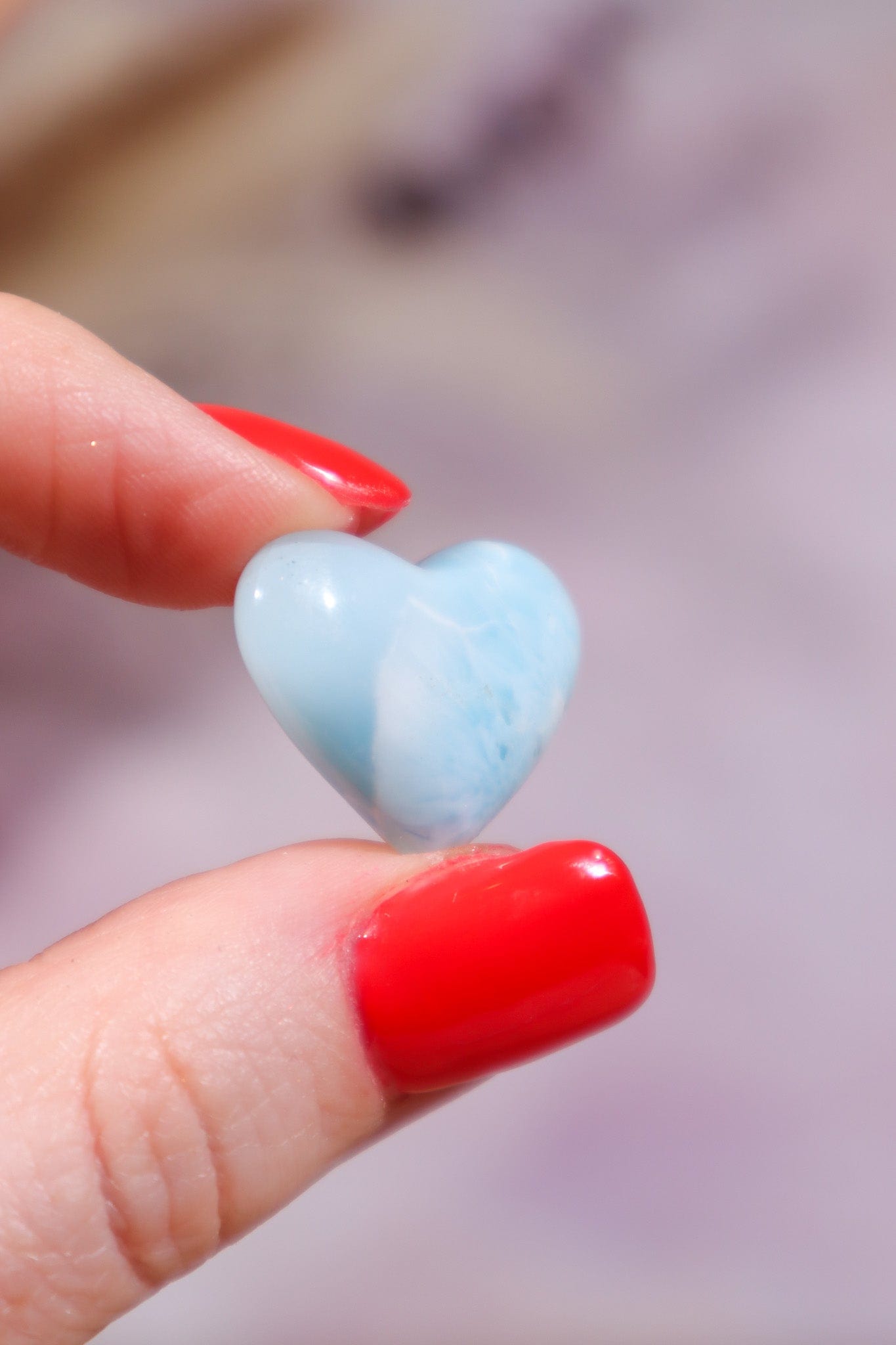 Larimar Heart 5gr Rocks & Fossils Tali & Loz Crystals