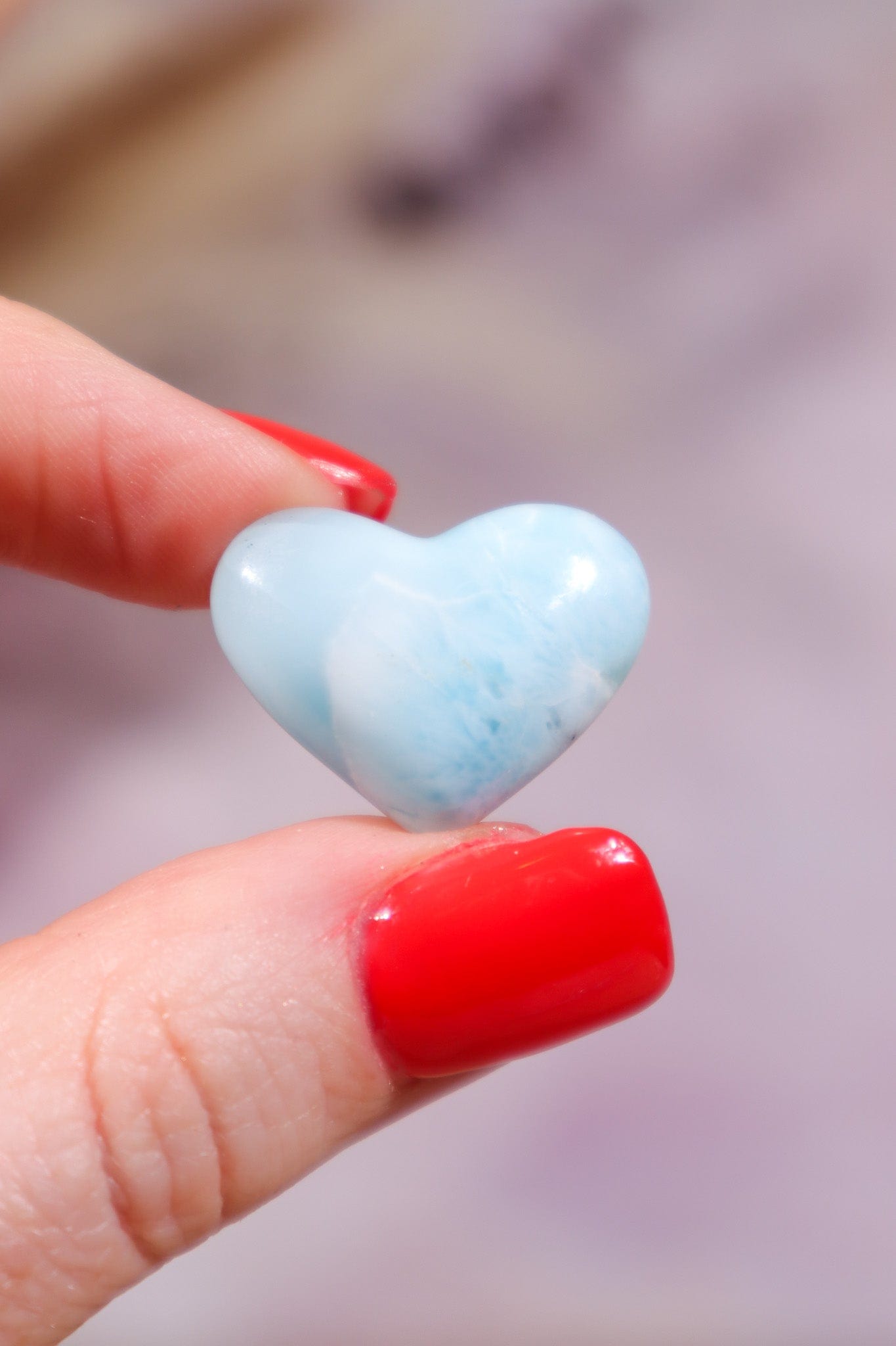 Larimar Heart 5gr Rocks & Fossils Tali & Loz Crystals