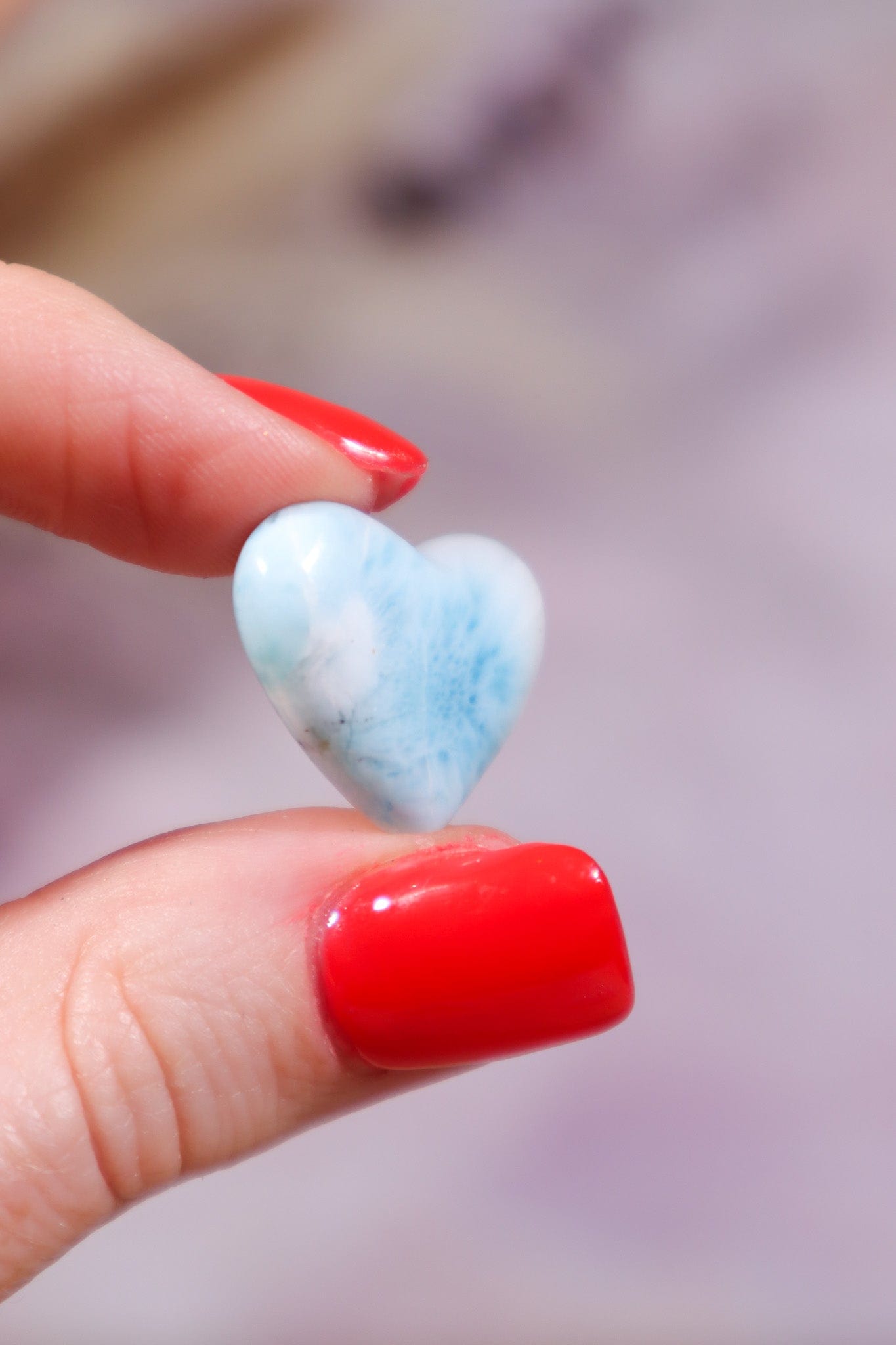 Larimar Heart 5gr Rocks & Fossils Tali & Loz Crystals