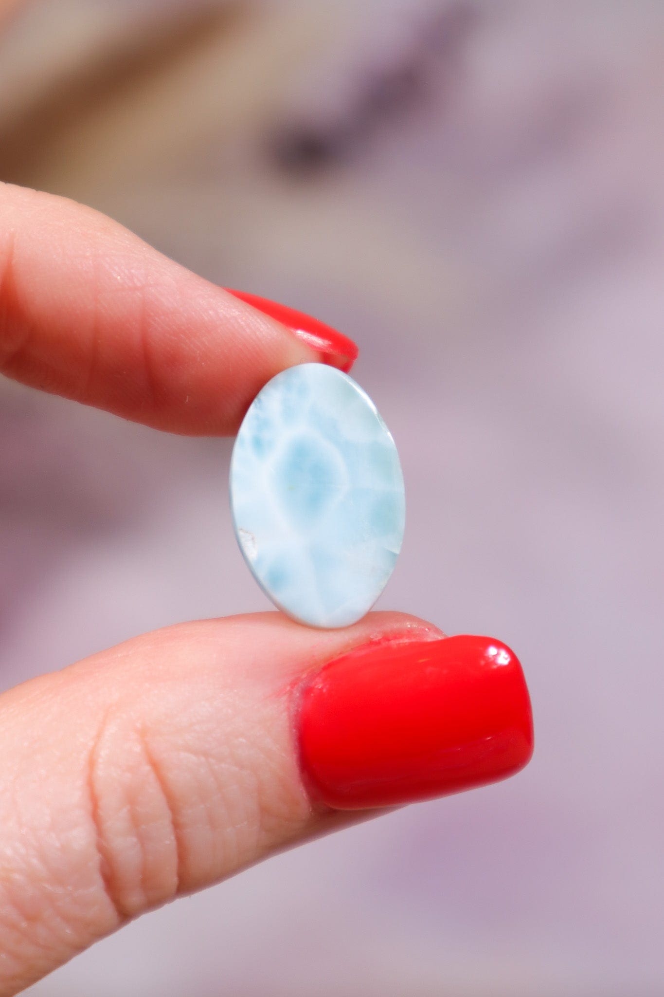 Larimar Oval Cabochon 2.77gr Rocks & Fossils Tali & Loz Crystals