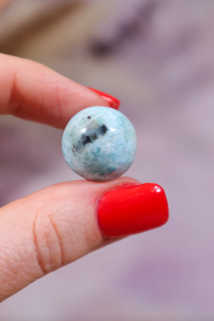 Larimar Spheres 1.7-1.8cm Rocks & Fossils Tali & Loz Crystals