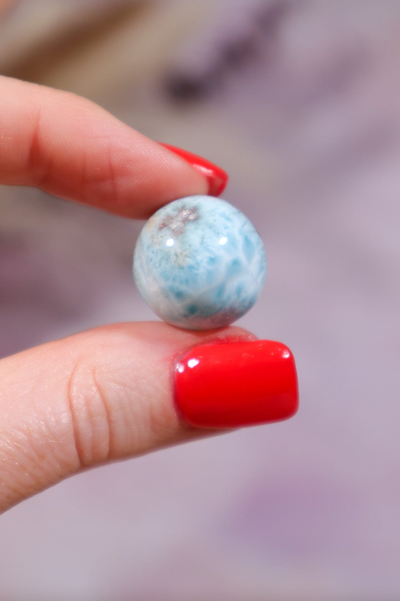 Larimar Spheres 1.7-1.8cm Rocks & Fossils Tali & Loz Crystals