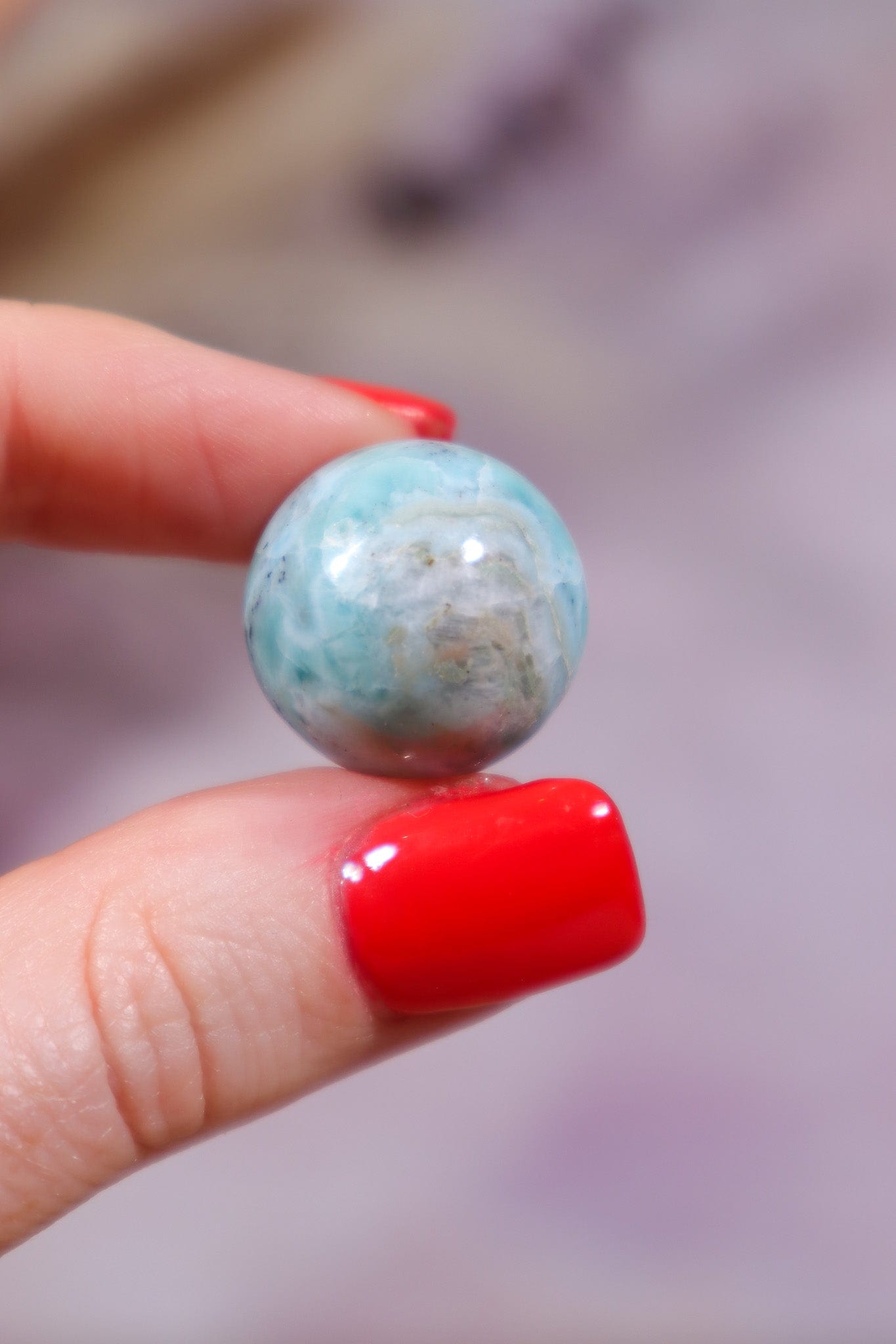 Larimar Spheres 2cm Rocks & Fossils Tali & Loz Crystals