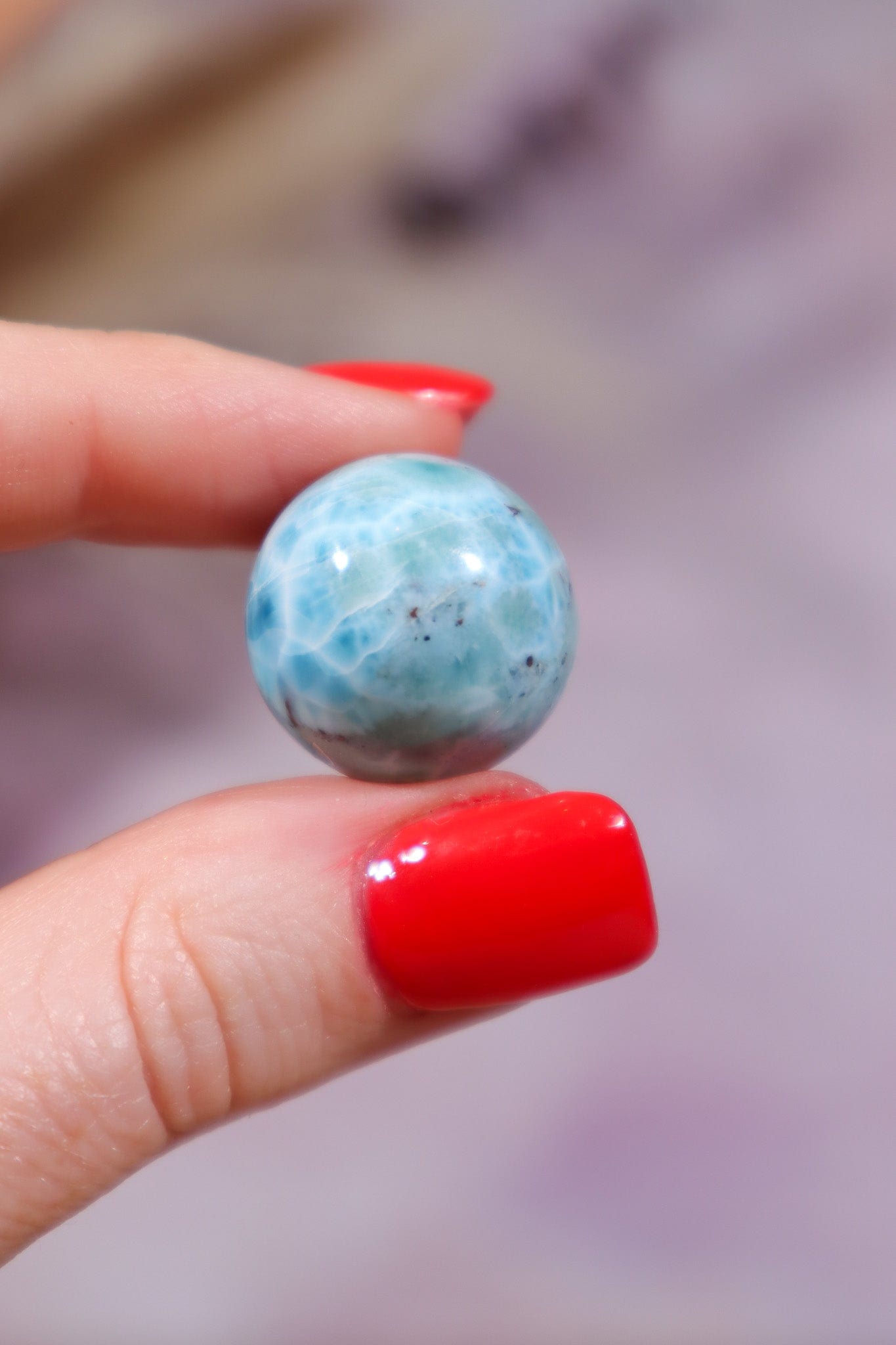 Larimar Spheres 2cm Rocks & Fossils Tali & Loz Crystals