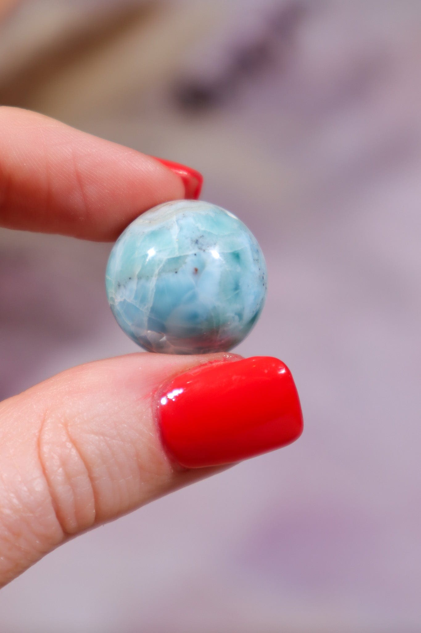 Larimar Spheres 2cm Rocks & Fossils Tali & Loz Crystals