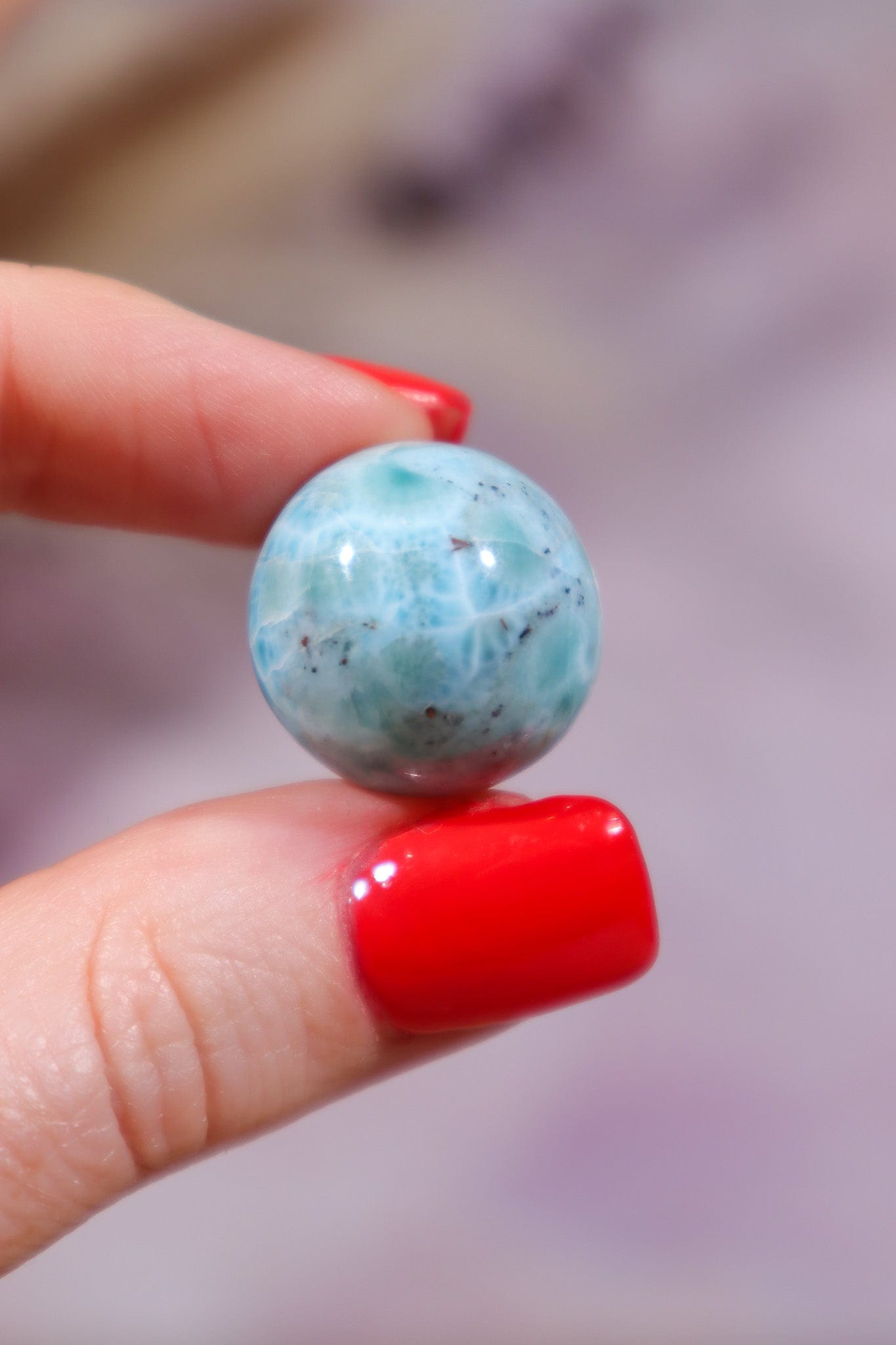 Larimar Spheres 2cm Rocks & Fossils Tali & Loz Crystals