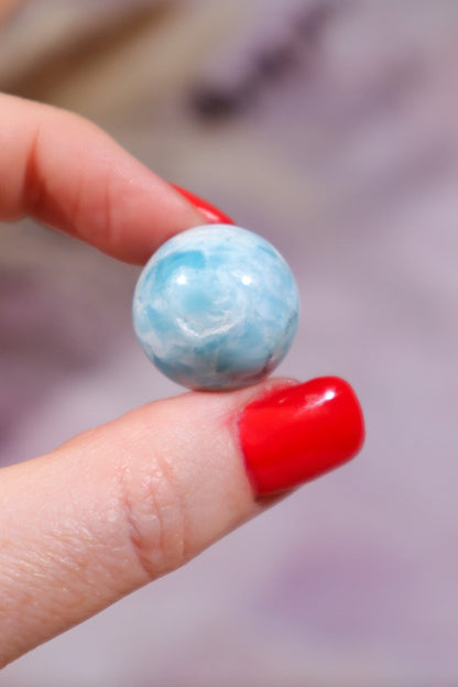 Larimar Spheres 2cm Rocks & Fossils Tali & Loz Crystals