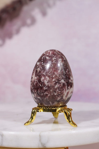 Lepidolite Egg 4.6cm Eggs Tali & Loz Crystals