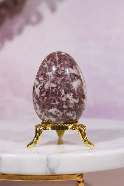 Lepidolite Egg 4.6cm Eggs Tali & Loz Crystals