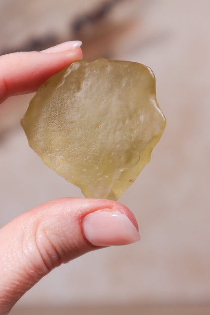 Libyan Desert Glass Tektite 24.7gr AA-Grade Tektites Tali & Loz Crystals