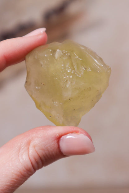 Libyan Desert Glass Tektite 24.7gr AA-Grade Tektites Tali & Loz Crystals