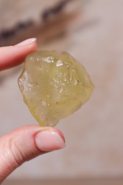 Libyan Desert Glass Tektite 24.7gr AA-Grade Tektites Tali & Loz Crystals