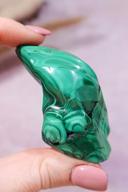 Malachite Mini Statue 105g Freeforms Tali & Loz