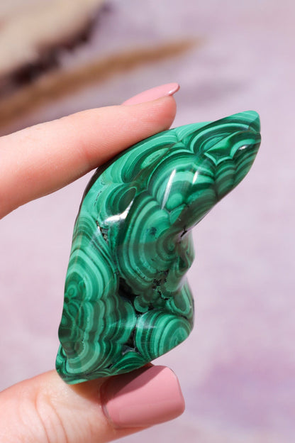 Malachite Mini Statue 105g Freeforms Tali & Loz