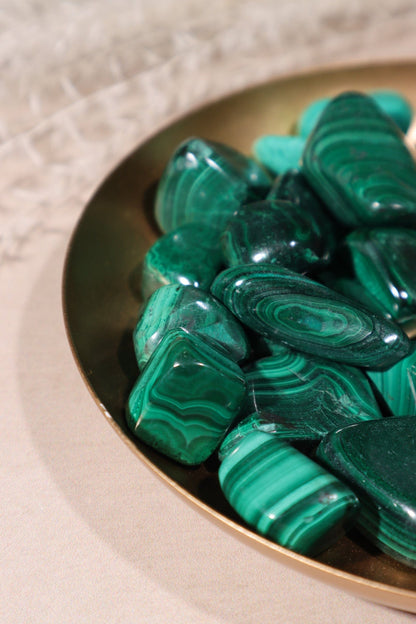 Malachite Tumblestones 20-30 mm Tumblestones Tali & Loz Crystals