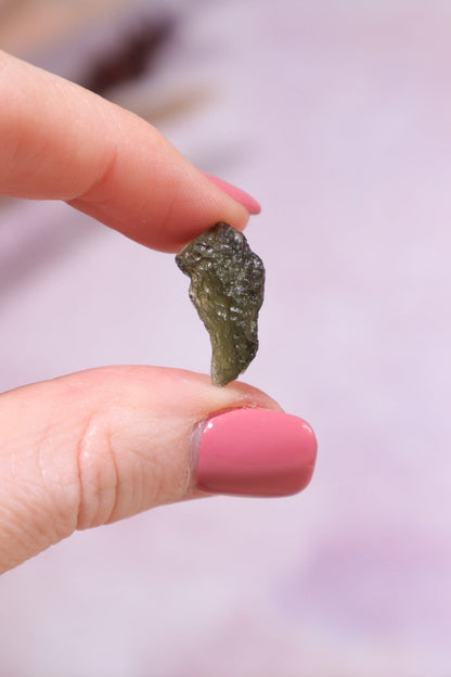 Moldavite Tektite 1.15gr Tektites Tali & Loz Crystals