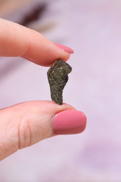 Moldavite Tektite 1.15gr Tektites Tali & Loz Crystals