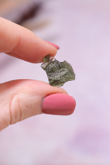 Moldavite Tektite 1.17gr Tektites Tali & Loz Crystals