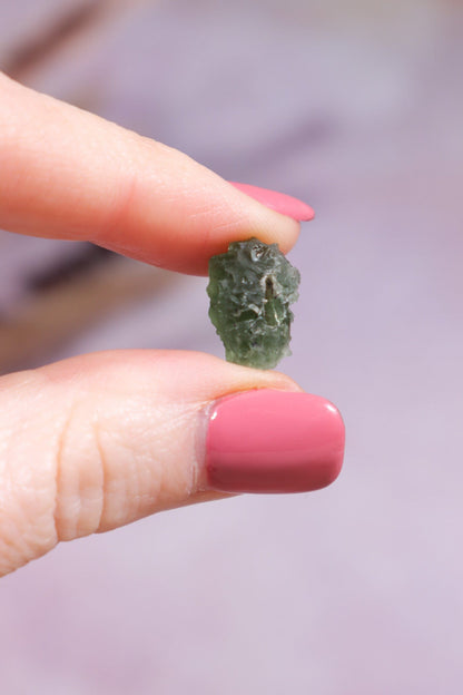 Moldavite Tektite 1.26gr #2 Tektites Tali & Loz Crystals