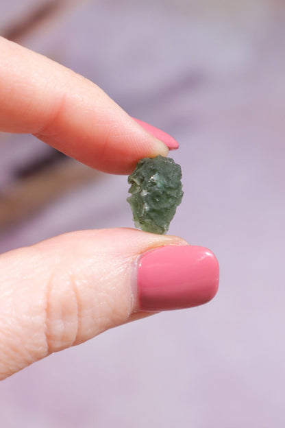 Moldavite Tektite 1.26gr #2 Tektites Tali & Loz Crystals