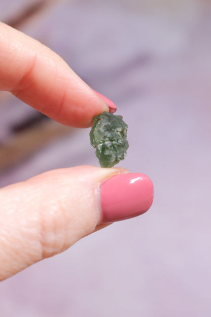 Moldavite Tektite 1.26gr #2 Tektites Tali & Loz Crystals