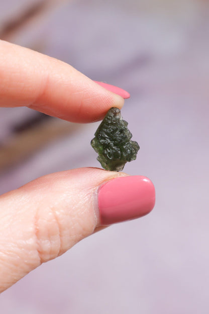 Moldavite Tektite 1.27gr Tektites Tali & Loz Crystals