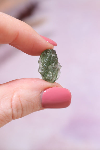 Moldavite Tektite 1.30gr Tektites Tali & Loz Crystals