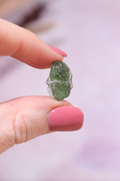 Moldavite Tektite 1.30gr Tektites Tali & Loz Crystals