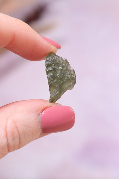 Moldavite Tektite 1.38gr Tektites Tali & Loz Crystals